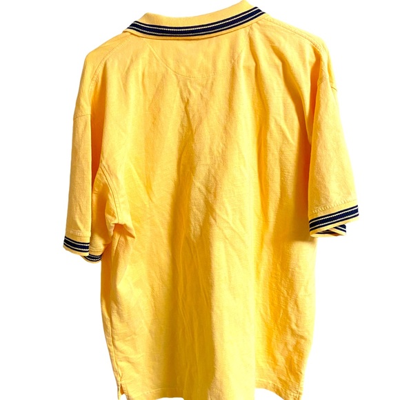 Vintage Yellow Arnold Palmer High End Thick Men’s L Golf Polo Shirt MINTY - Picture 5 of 5